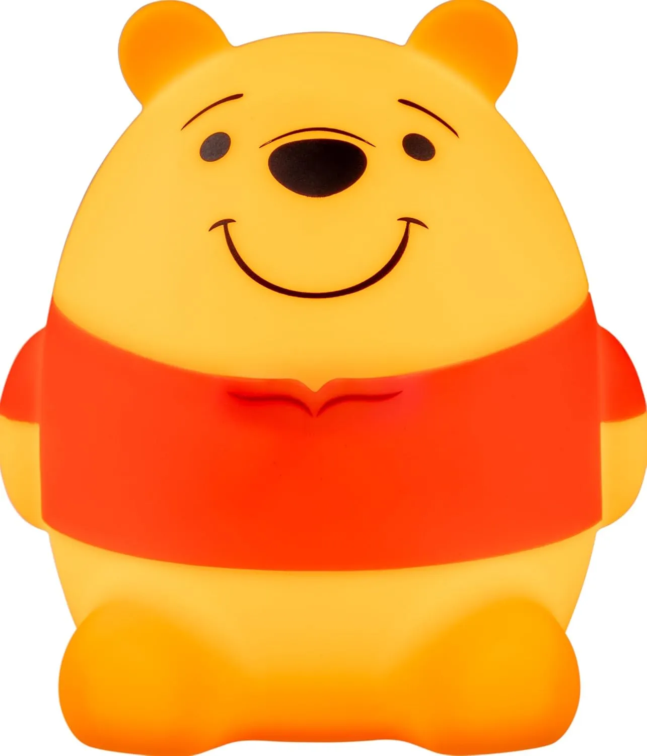 Disney Winnie The Pooh Squish Light, Night Light for Kids, USB Lamp, Battery Operated, Dimmable, Ideal for Bedroom, Playroom, Living Room, and More, 83189