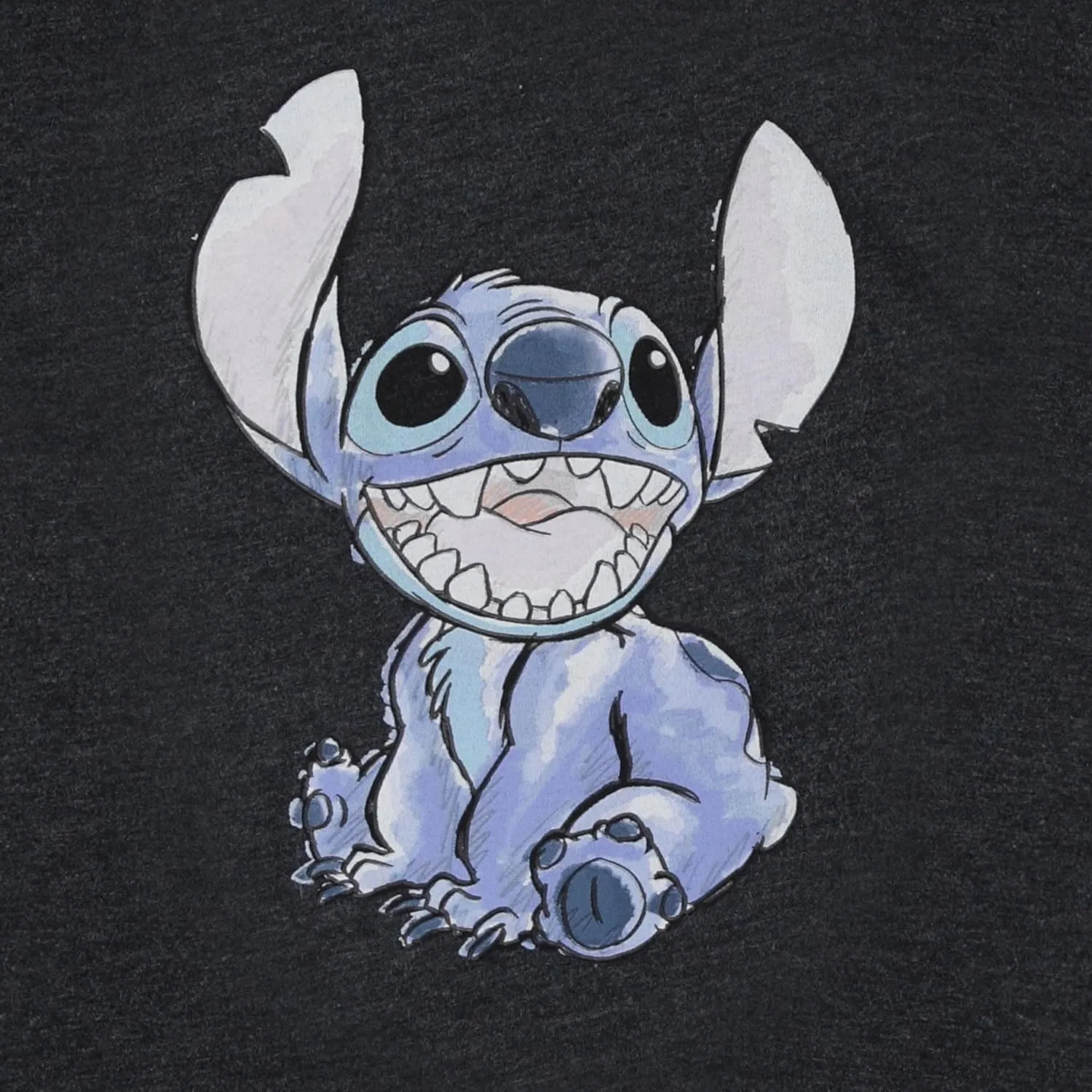 Disney Women’s Juniors Lilo and Stitch T-Shirt - Ladies Classic Stitch Fashion Tee Lilo and Stitch