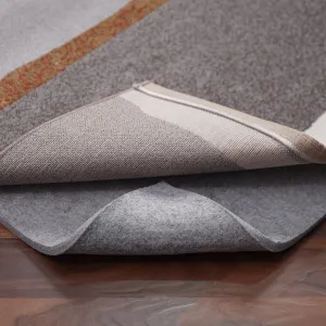 Double-Sided Non Slip Rug Pad Gripper - 4x6 Feet 1/4” Thick Dual Surface Felt Under Rug for Area Rugs and Hardwood Floors,Super Cushioned Non Skid Carpet Padding