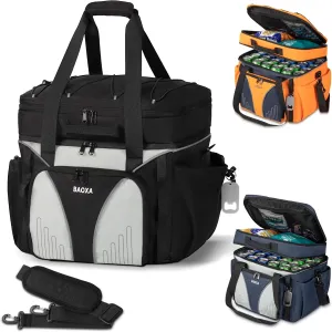 Dual Compartment Soft Sided Cooler Bag, 55 Cans Collapsible Lunch Cooler Bags Insulated, Large Lunch Box for Men, Leak Proof Lunch Bag for Beach Camping Travel Picnic