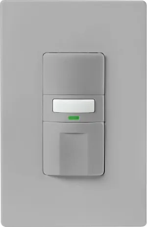 Eaton OS310U-GY-K Motion-Activated Occupancy Sensor Wall Switch, Gray