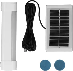 Eco - Friendly LED Camping Light with Solar and USB Charging - Ideal for Outdoor Activities