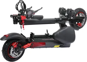 Electric Scooter Adults,28-50 MPH Top Speed,31-56 Miles Long Range,18/21/60AH Battery,10''-14''All-Terrain Tires,Electric Scooter with Seat & Dual Suspension Braking System