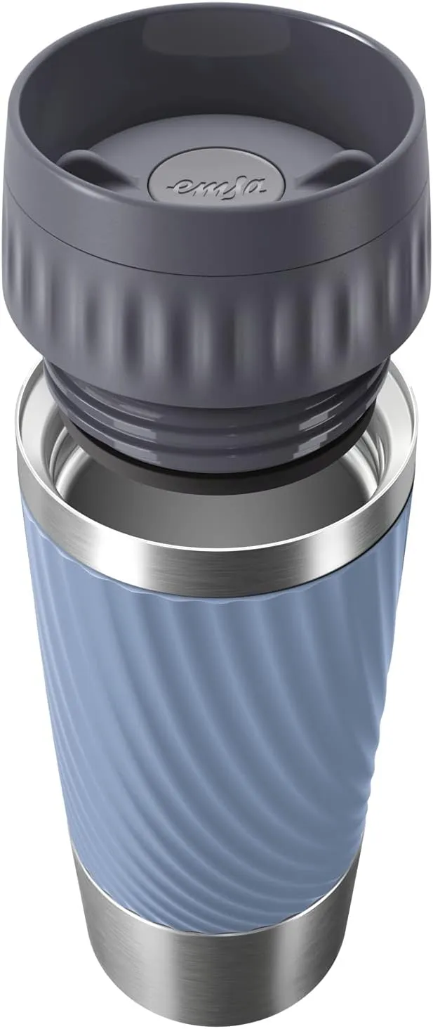 EMSA Easy Twist N2011800 Travel Mug 360 ml Aqua Blue