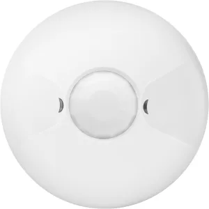 ENERLITES - MPC-50V-STICKER Ceiling Occupancy Sensor by PIR Ceiling Sensor for Junction Box Installation, MPC-50V, White
