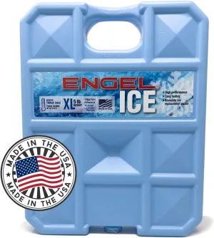 ENGEL 32°F Cooler & 5°F Freezer Packs - Made in The USA - Ice Packs for Boating, Fishing, Camping & Food Storage. The Perfect Non-Toxic Safe Replacement for Regular Ice or Dry Ice.