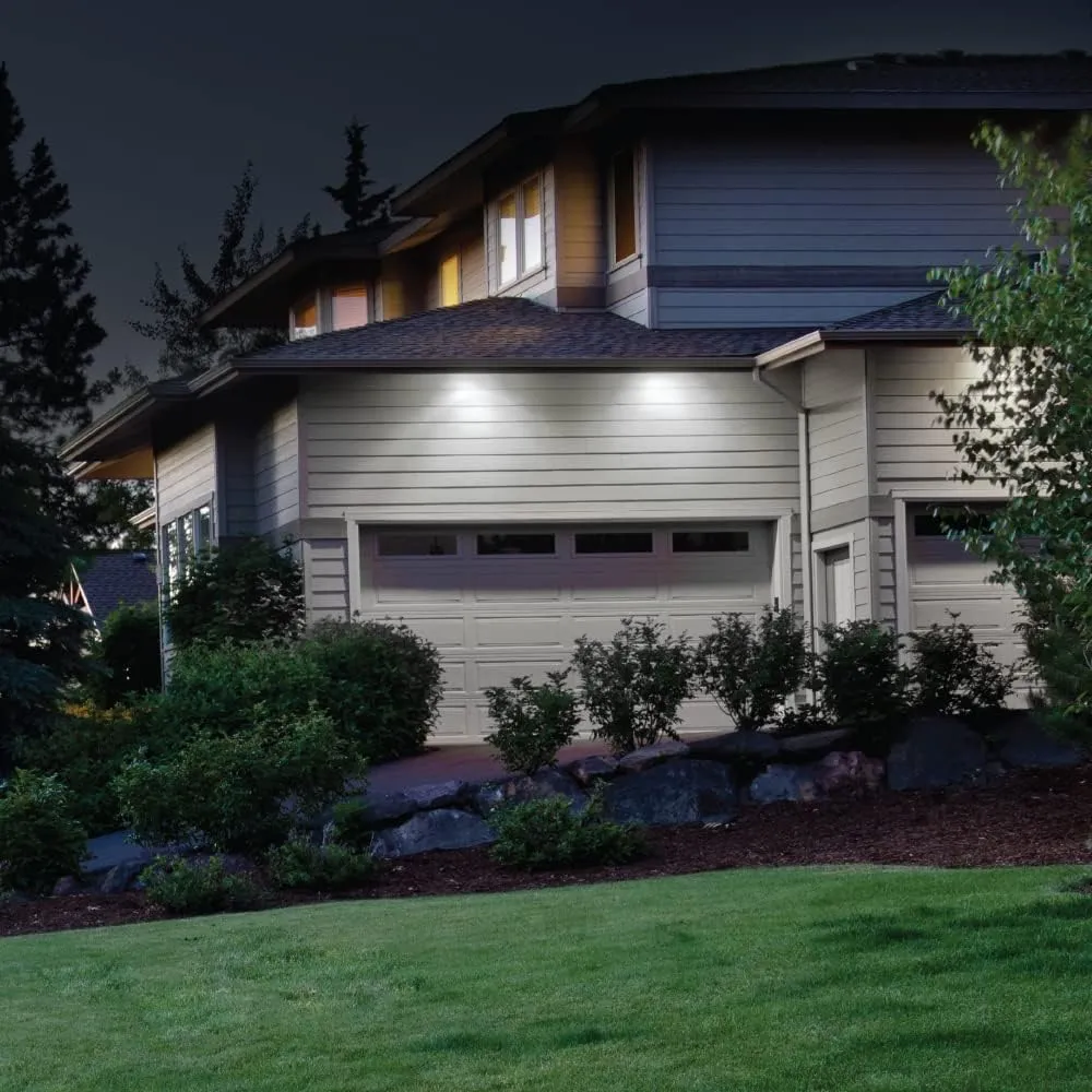 Feit Electric Smart Outdoor Flood Lights with Motion Sensor, 28W LED WiFi Security Light with Dusk to Dawn Compatible with Alexa and Hey Google, Tunable White, 2 Head, Hardwired, S9DFL/CCT/MOT/BZ/AG