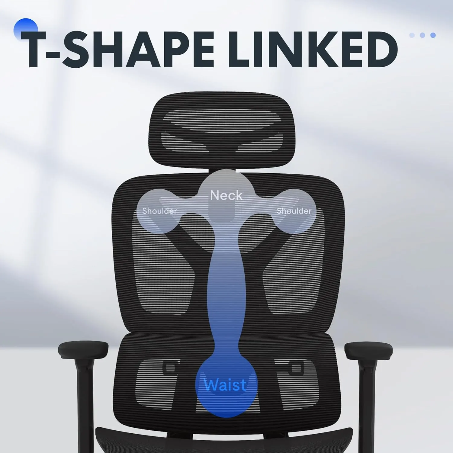 FLEXISPOT Premium Ergonomic Office Chair - Adjustable 3D Armrests, Dynamic Lumbar Support, Recline & Tilt Function, Mesh Seat, for Home & Office Use, OC4-SD Black