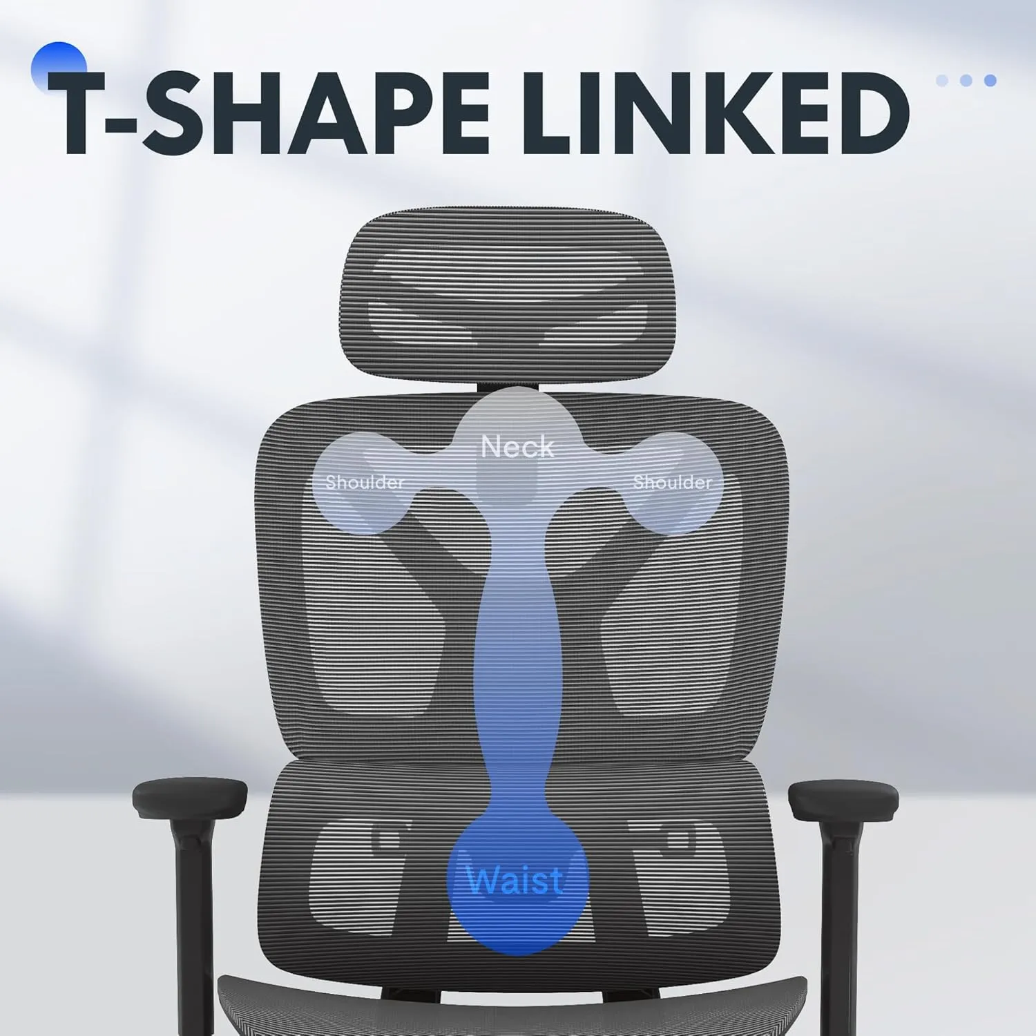 FLEXISPOT Premium Ergonomic Office Chair with Footrest- Adjustable 3D Armrests, Dynamic Lumbar Support, Recline & Tilt Function, Mesh Seat, for Home & Office Use, OC4-SD Dark Grey