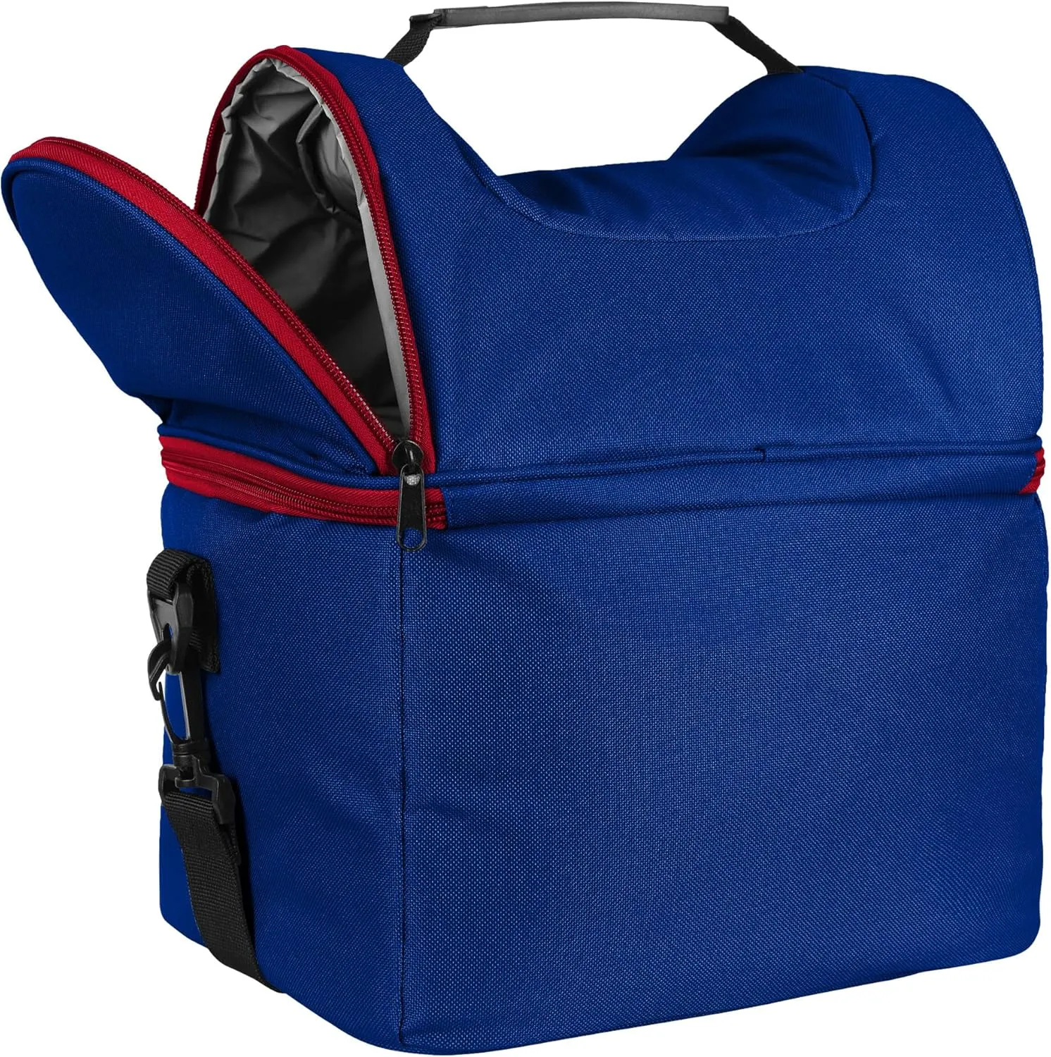 FOCO NFL Unisex-Adult NFL Team Logo Solid Double Compartment Cooler