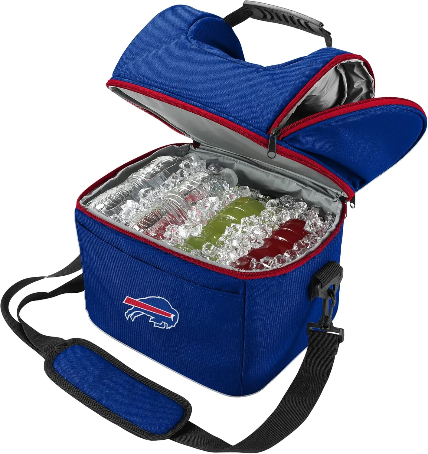 FOCO NFL Unisex-Adult NFL Team Logo Solid Double Compartment Cooler