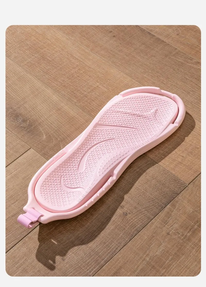 Foldable Travel Slippers, Portable Hotel Lightweight Slides, Shower Shoes for Women & Men, Non-Slip, Quick-Dry Gym Shower Shoes, Waterproof, Comfy Camp Travel Slippers for Spa & Beach