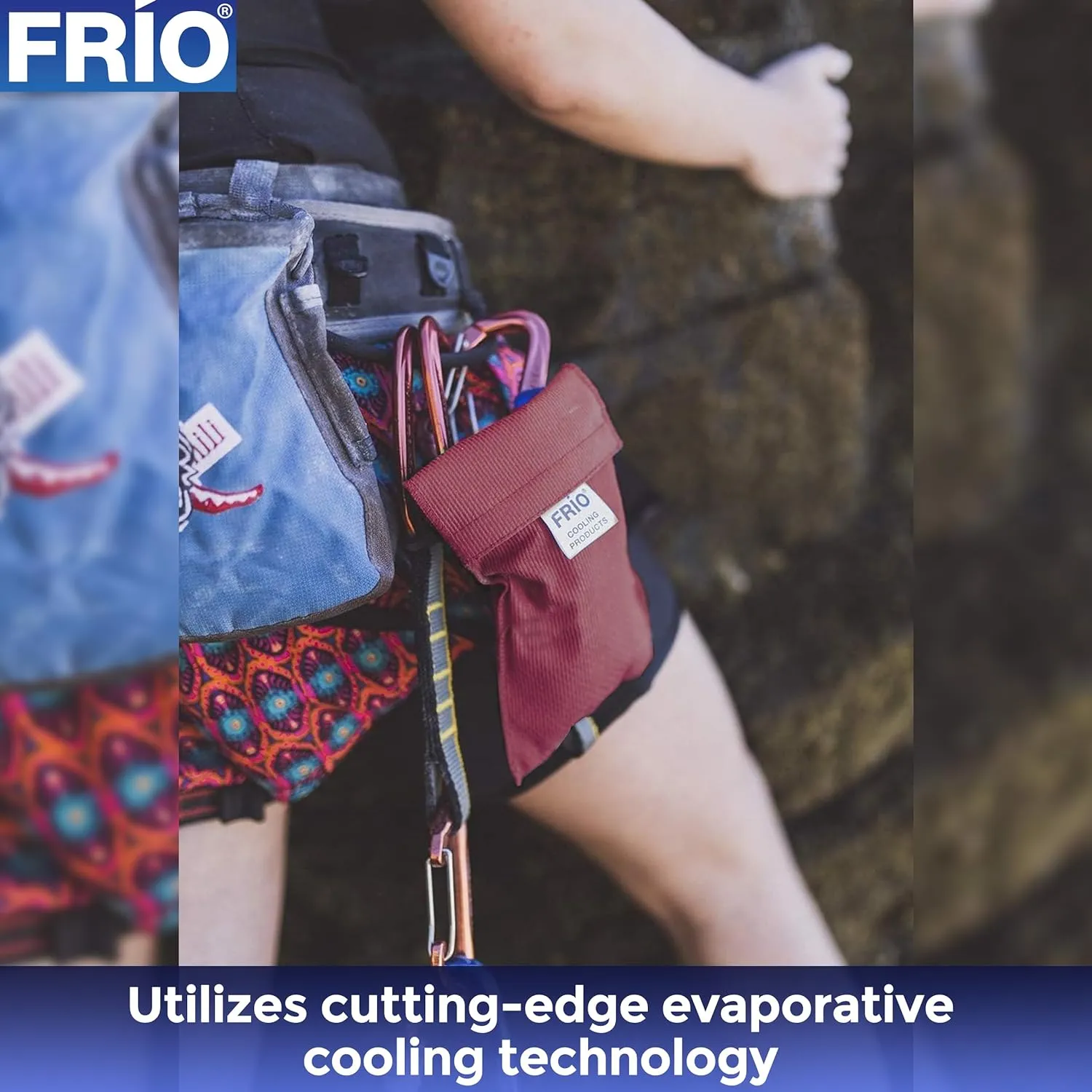 FRIO Large Cooling Wallet - Insulin Cooler for 45 Hours of Stress Free On The Go Cooler Bag - Burgundy