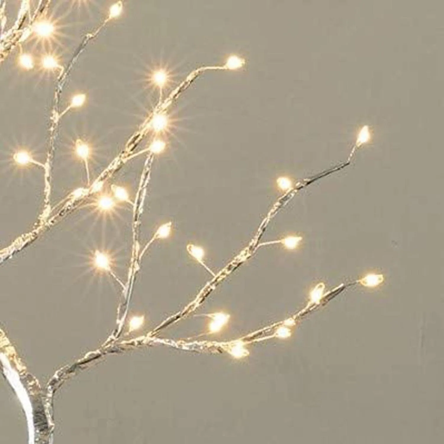 FUCHSUN 90 LED Bonsai Tree Light, Tabletop Artificial Tree Lamp for Bedroom Living Room Christmas Home Decor, Battery/USB Operated (Warm White Glow)