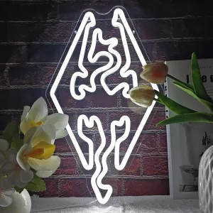 Game Neon Sign Dragon Led Sign Neon Lights Adjustable Gamer Neon Light Sign Gaming Room Light Up Signs for Wall Decor for Boy Man Gifts