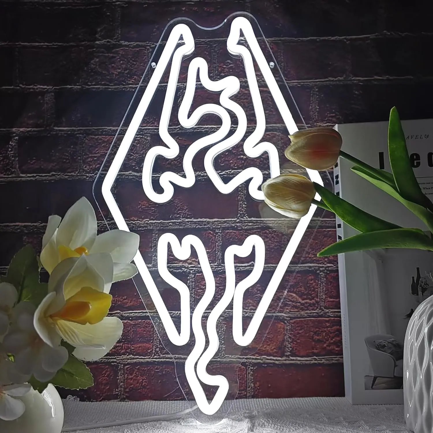 Game Neon Sign Dragon Led Sign Neon Lights Adjustable Gamer Neon Light Sign Gaming Room Light Up Signs for Wall Decor for Boy Man Gifts
