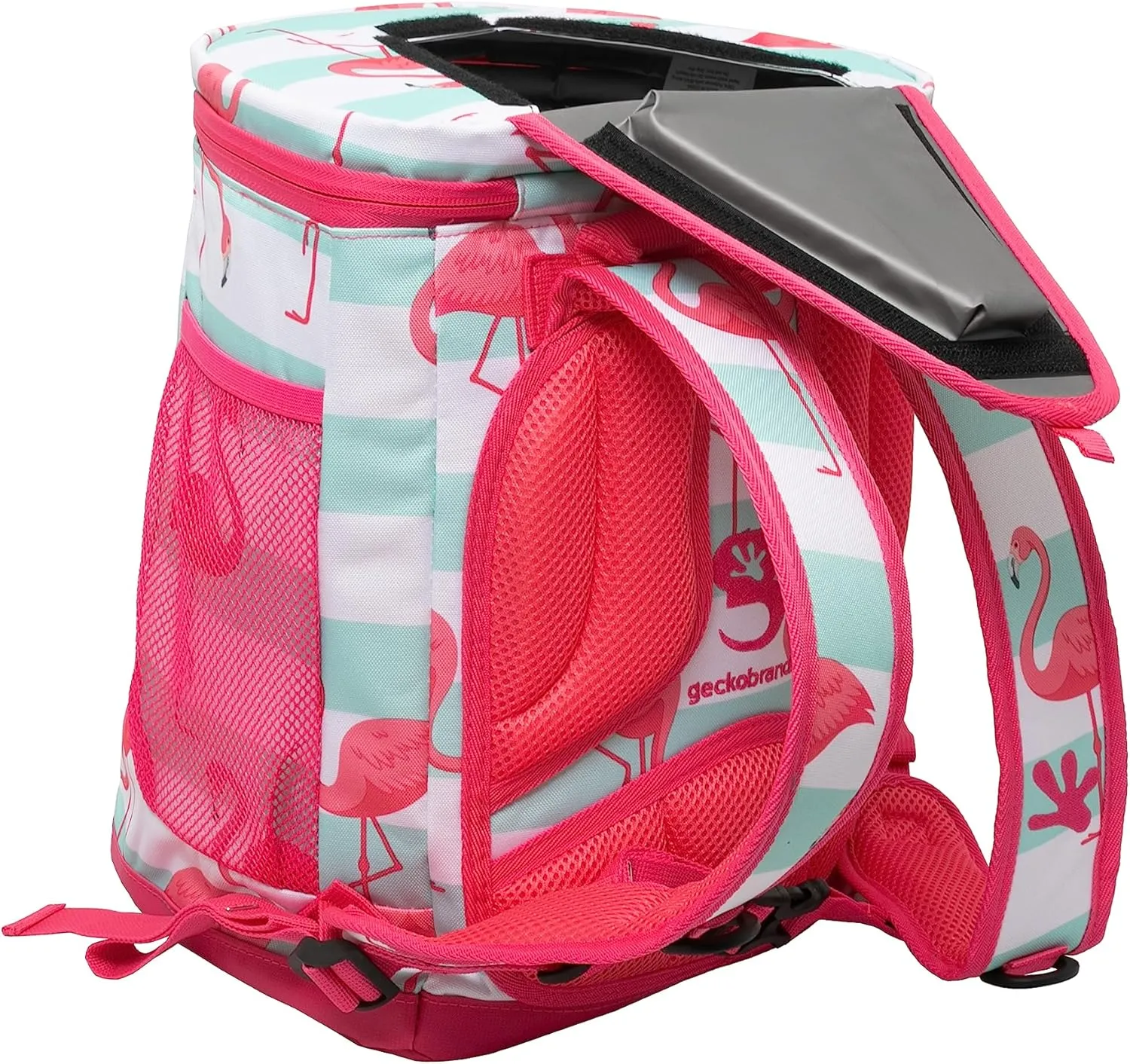 geckobrands Opticool Backpack Cooler – Insulated Leak-Proof Backpack for Travel and Outdoor Activities