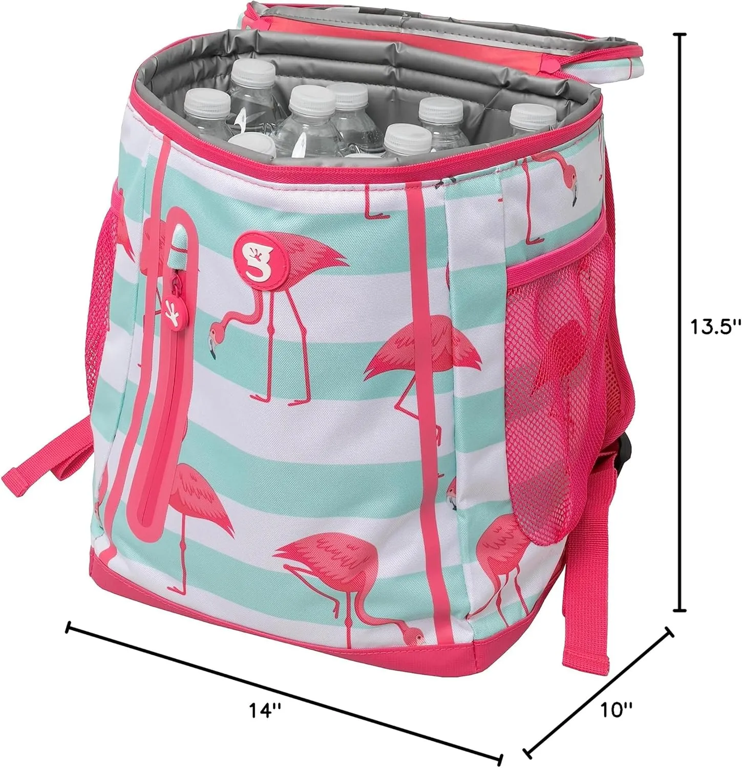 geckobrands Opticool Backpack Cooler – Insulated Leak-Proof Backpack for Travel and Outdoor Activities