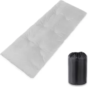 Gehannah Thick Camping Sleeping Pad, Soft Comfortable Microfiber Camping Cot Pads for Adults, Lightweight Foldable Sleeping mats for Traveling Hiking Backpacking Traveling