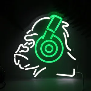 Gorilla Neon Light Dimmable Kong LED Light Wall Decor for Home Bar Game Room Birthday Gift for Friends 12.4 * 12.6 Inch