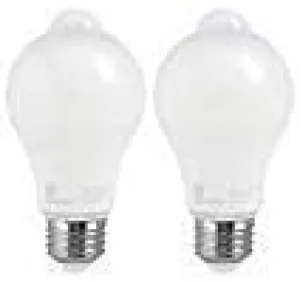 Greenlite Motion Sensor Bulb Works in Any Standard Socket 60w LED 3000K Bright White
