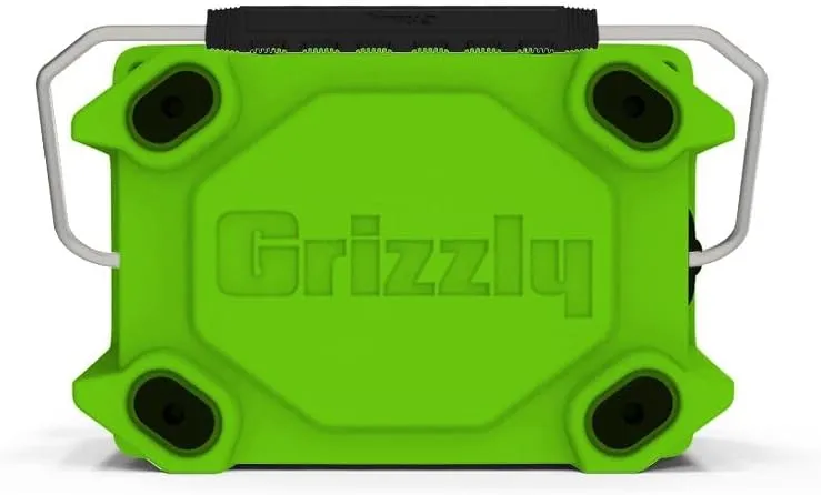 Grizzly 20 Cooler | 20 qt Ice Chest Durable Rotomolded Insulated | Made in USA | Warranty for Life | For Beach Boat Camping Fishing Hunting | G20