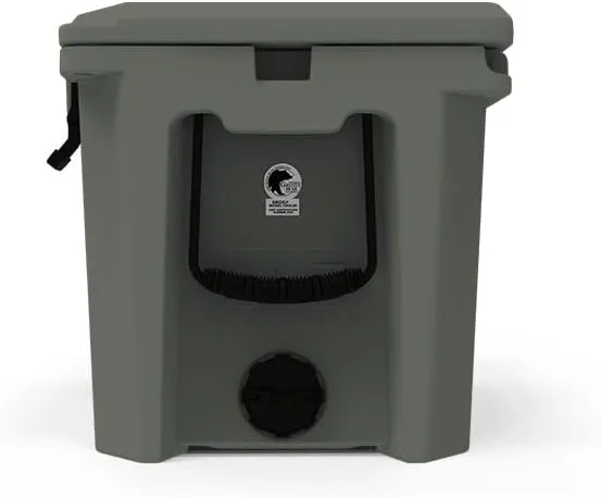 Grizzly 75 Cooler | 75 qt Ice Chest Durable Rotomolded Insulated | Made in USA | Warranty for Life | for Beach Boat Camping Fishing Hunting | G75