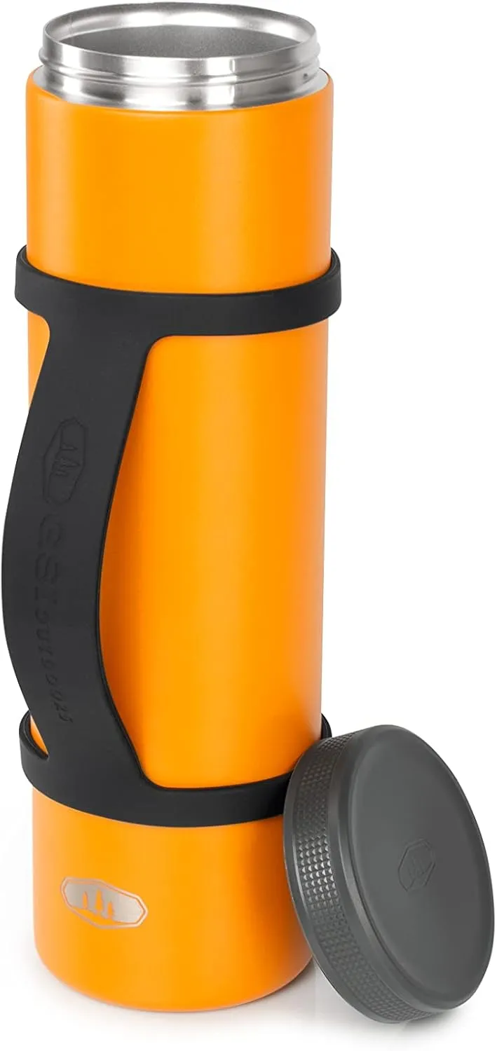 GSI Outdoors 2 Can Cooler, Double Insulated Tube I Fits 2 x 12 oz. Beer & Soda Cans for Travel