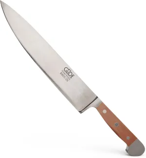 Gude Alpha Pear Series Hand Forged/Sharpened Chef's Knife, 10-in - Ice Hardened Steel - Made in Solingen, Germany Since 1910