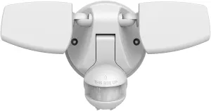 HALO Outdoor LED Flood & Security Light - Motion Activated Dusk to Dawn 2372 Lumens White (ESF2A4MW)