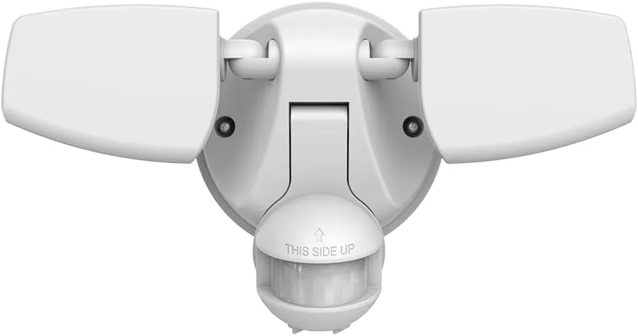 HALO Outdoor LED Flood & Security Light - Motion Activated Dusk to Dawn 2372 Lumens White (ESF2A4MW)