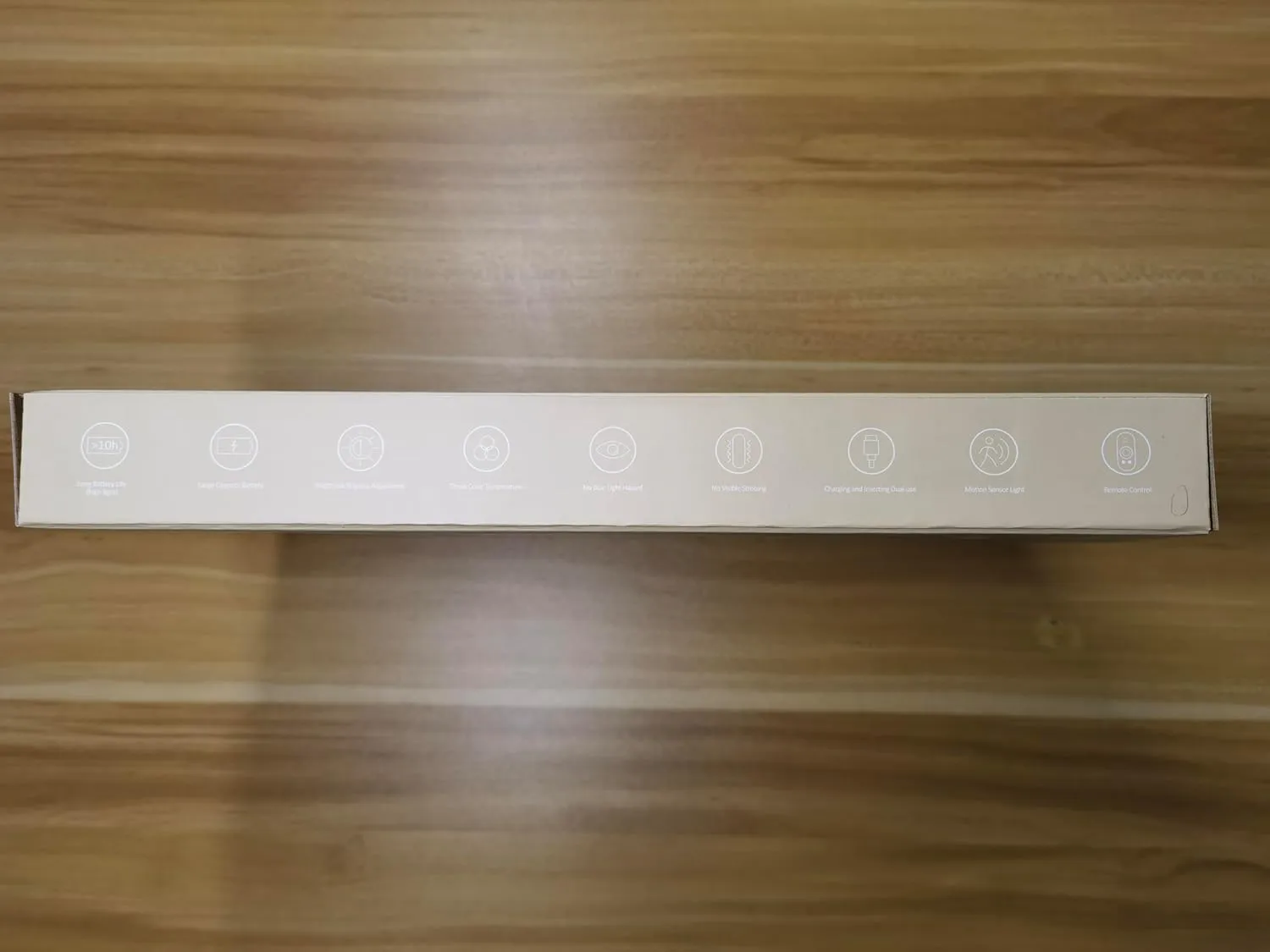 Hapfish Motion Sensor LED Light Bar Indoor, Rechargeable Under Cabinet Lighting Wireless, Magnetic Battery Powered Operated Wall Strip Lights with Remote Control for Desk Mirror Closet Kitchen -Black