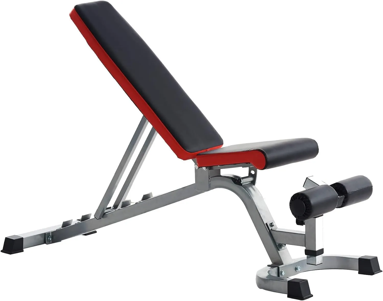 Heavy Duty Adjustable and Foldable Utility Weight Bench for Upright, Incline, Decline, and Flat Exercise