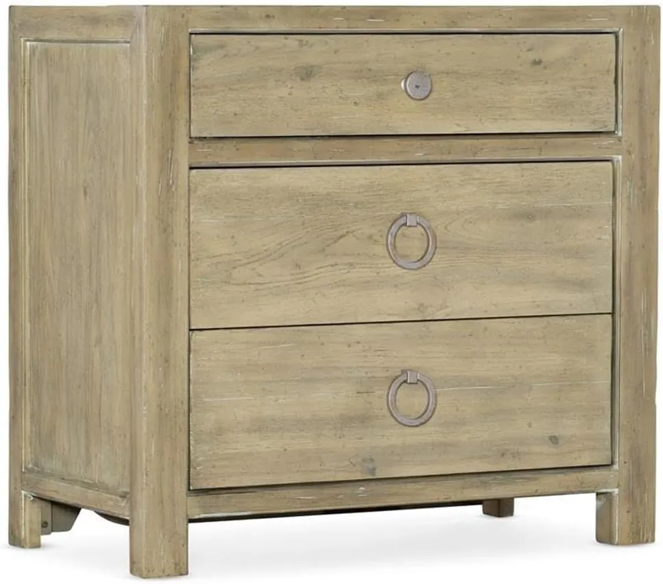 Hooker Furniture Bedroom Surfrider Three-Drawer Nightstand