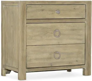 Hooker Furniture Bedroom Surfrider Three-Drawer Nightstand