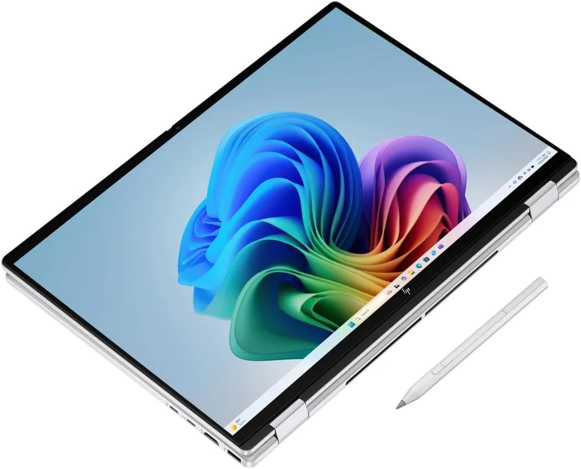 HP 2025 Laptop | OmniBook 7 Flip 2-in-1 | 16" 2880x1800 Touch | Intel-8 Core Ultra 7 258V | 32GB LPDDR5 | 4TB SSD | Windows 11 Pro | Wi-Fi 7 - BT 5.4 - Backlit KB - 5MP IR Camera - Glacier Silver