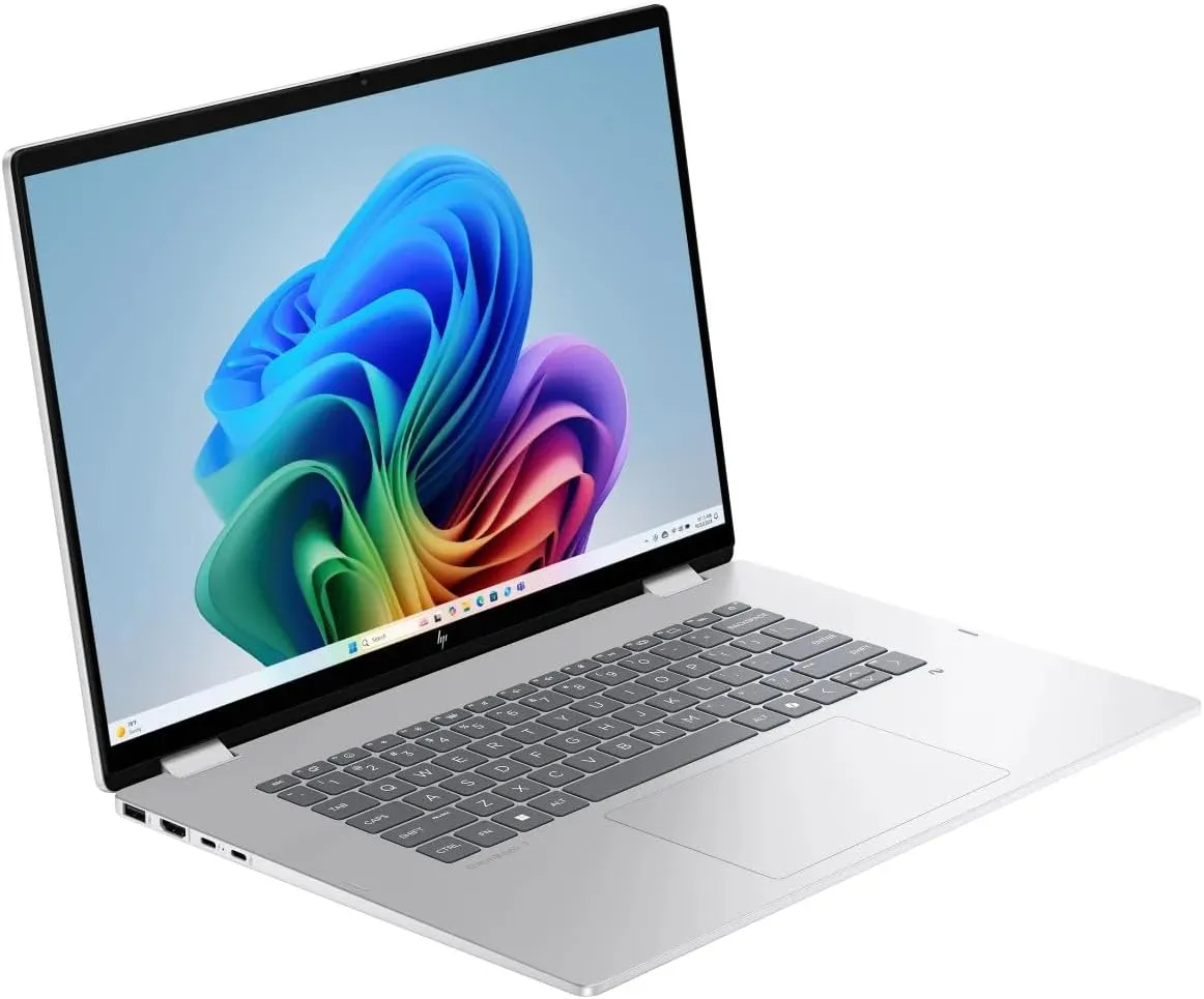 HP 2025 Laptop | OmniBook 7 Flip 2-in-1 | 16" 2880x1800 Touch | Intel-8 Core Ultra 7 258V | 32GB LPDDR5 | 4TB SSD | Windows 11 Pro | Wi-Fi 7 - BT 5.4 - Backlit KB - 5MP IR Camera - Glacier Silver