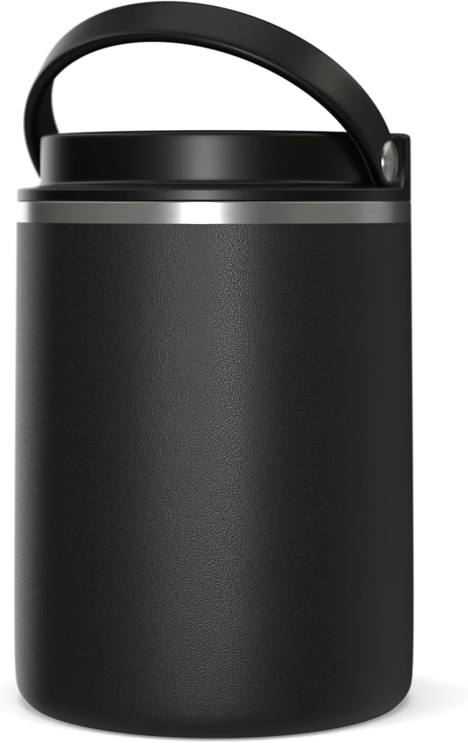Hydrapeak 32oz Stainless Steel Vacuum Insulated Thermos Food Jar | Thermos for Hot Food and Cold Food, Wide Mouth Leak-Proof Soup Thermos for Adults, 10 Hours Hot and 16 Hours Cold (Black)