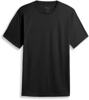 IBEX Men's Merino 24 Hour Short Sleeve Crew, Black, XX-Large