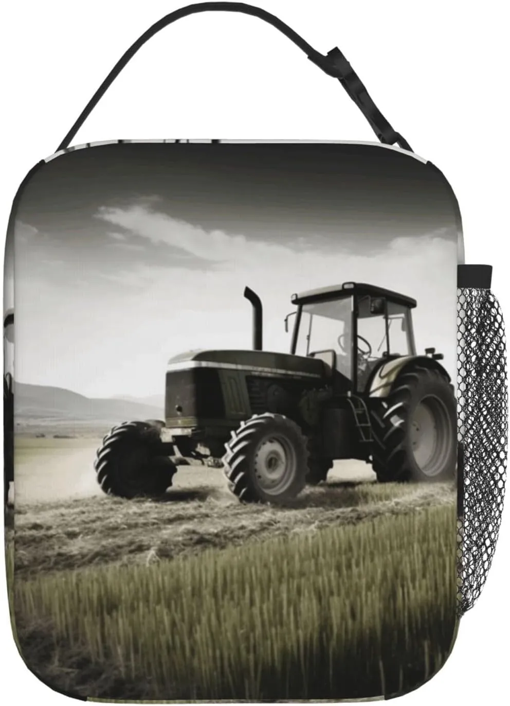 Insulated Lunch Bag for Women Men Tractor Agriculture Tranquil_76680268 Lunch Box Reusable Lunch Tote Bag for Work Picnic Travel