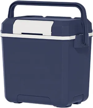 Insulated Portable Camping Coolers, Ice Retention Hard Cooler with Handle, Small Ice Chest Hard Food Storage for Beach, Camping, Sports