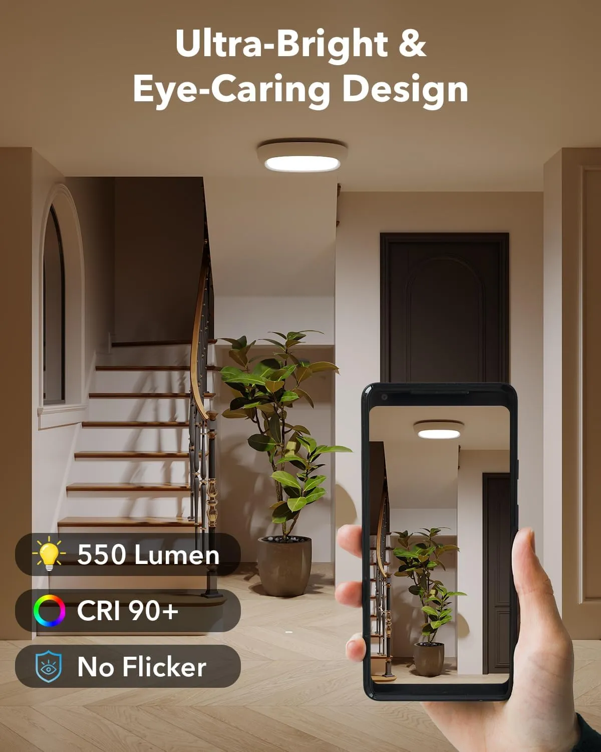 IP54 Waterproof Rechargeable Shower Light Indoor, 12000mAh Motion Sensor Wireless Ceiling Light with Remote No Wiring, Battery Operated Closet Lights Cordless LED Overhead Lighting for Pantry Bathroom