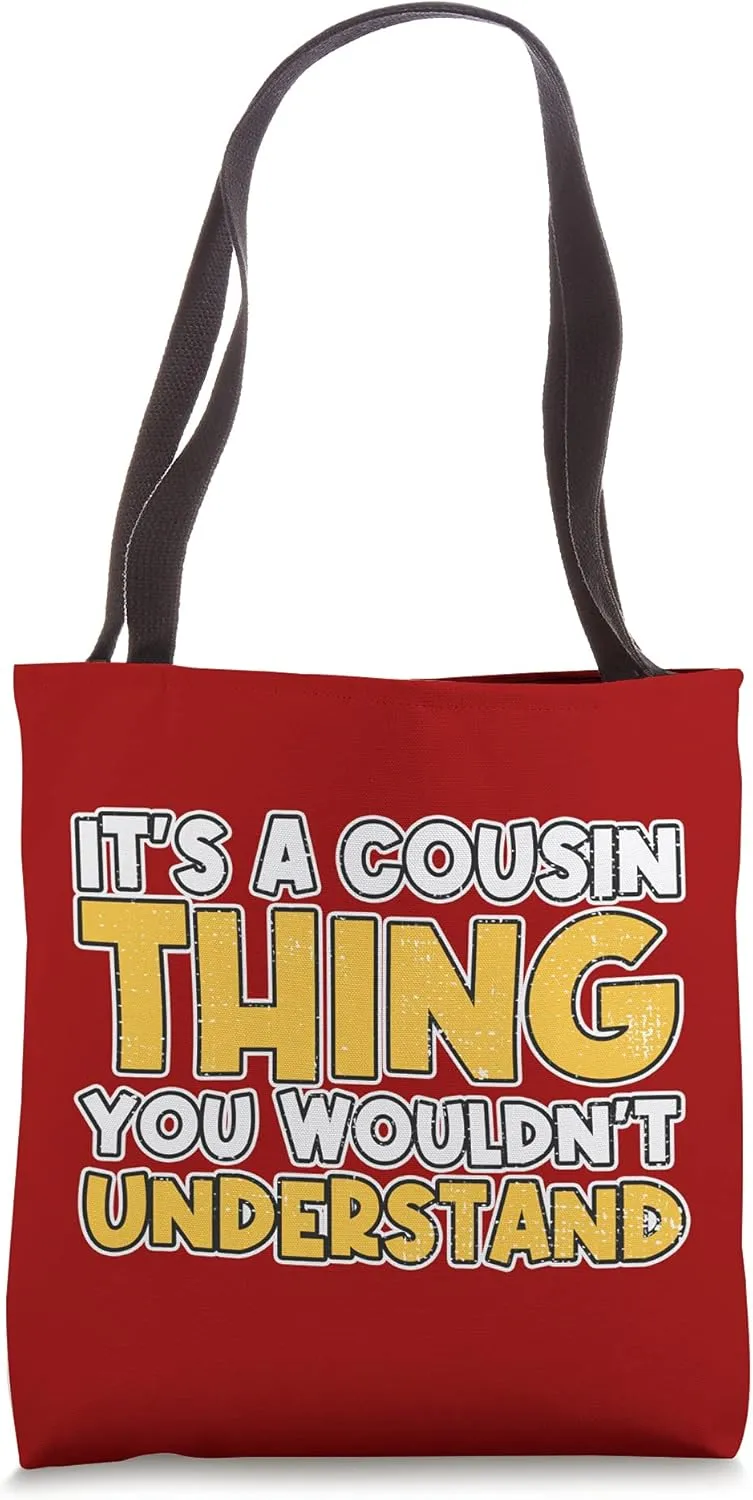It's a Cousin Thing Crazy Costume Matching Family Reunion Tote Bag