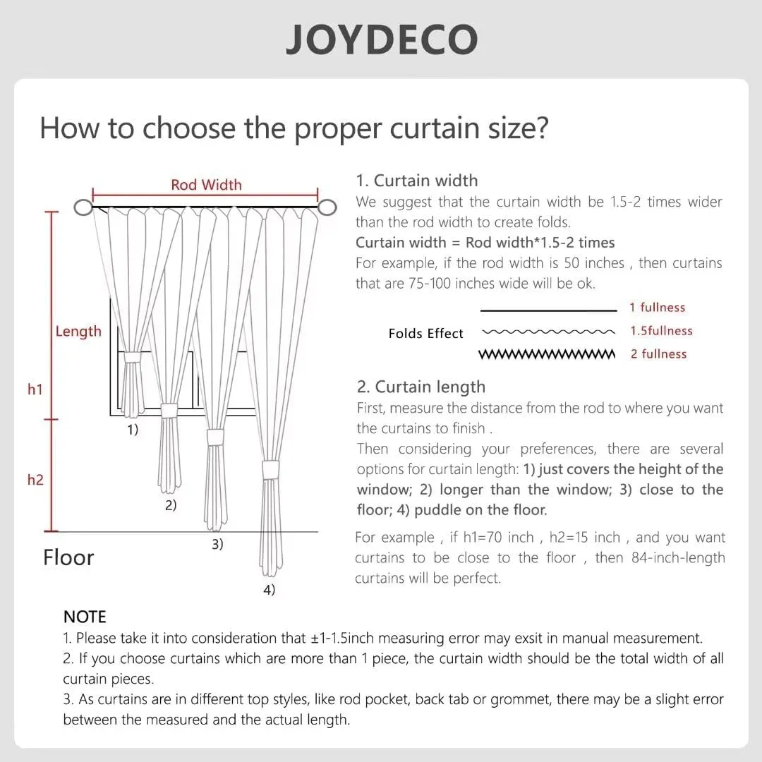 Joydeco Linen Curtains 84 inch Length 2 Panels Set Burg 100% Blackout Long Drapes for Bedroom Living Room Black Out Darkening Curtain Thermal Insulated Back tab Rod Pocket(52x84 inch,Light Grey)