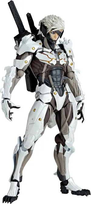 Kaiyodo Revoltech Yamaguchi No.140EX: Raiden White armor METAL GEAR RISING REVENGEANCE series (Japan Import)