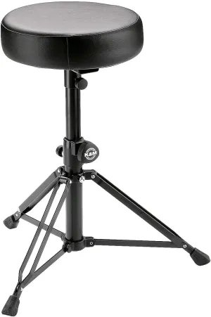 K&M Stands 14015 Professional Drummer's Throne-Black Imitation Leather (14015.000.55)