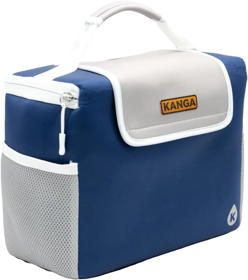 Kanga Softside Cooler Insulated Lunch Box - 4 Layer Insulation Drink Cooler for Food, Snacks, Can Beer and Seltzers - Leak Proof and Durability Tested - Kanga Brew Box