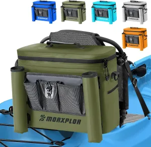 Kayak Cooler,Waterproof Kayak Seat Back Cooler for Kayaking,Kayak Accessories Cooler Bag,Protable Ice Chest,Beach Cooler,Travel Cooler for Camping or Lunch Bag