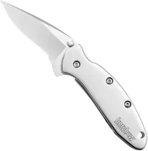 Kershaw Chive Pocket Knife, 1.9 Inch 420HC Steel Blade, Speedsafe Assisted Opening, Made in the USA, (1600)