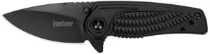 Kershaw Spoke Pocket Knife, 2" 4Cr14 Steel Blade with BlackWash Coatin, Compact Assisted-Opening EDC